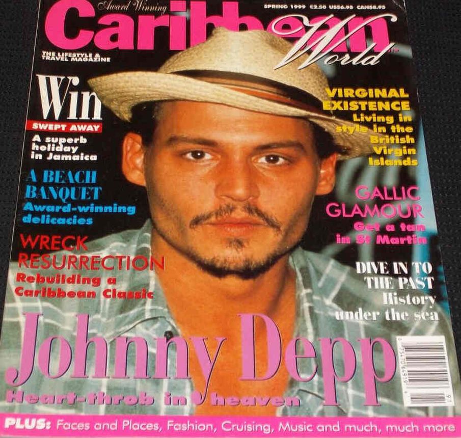 CARIBBEAN WORLD magazine side cover Spring 1999