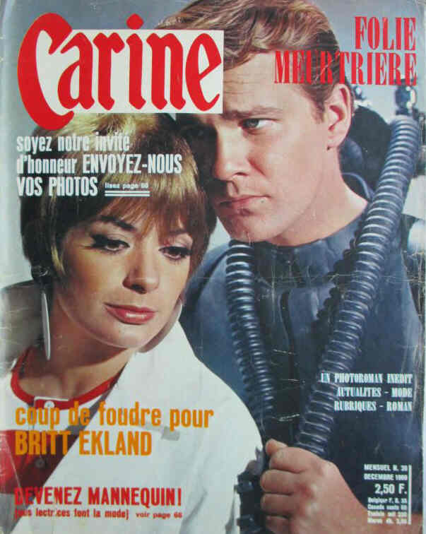 CARINE magazine side cover Issue 26  December 1969