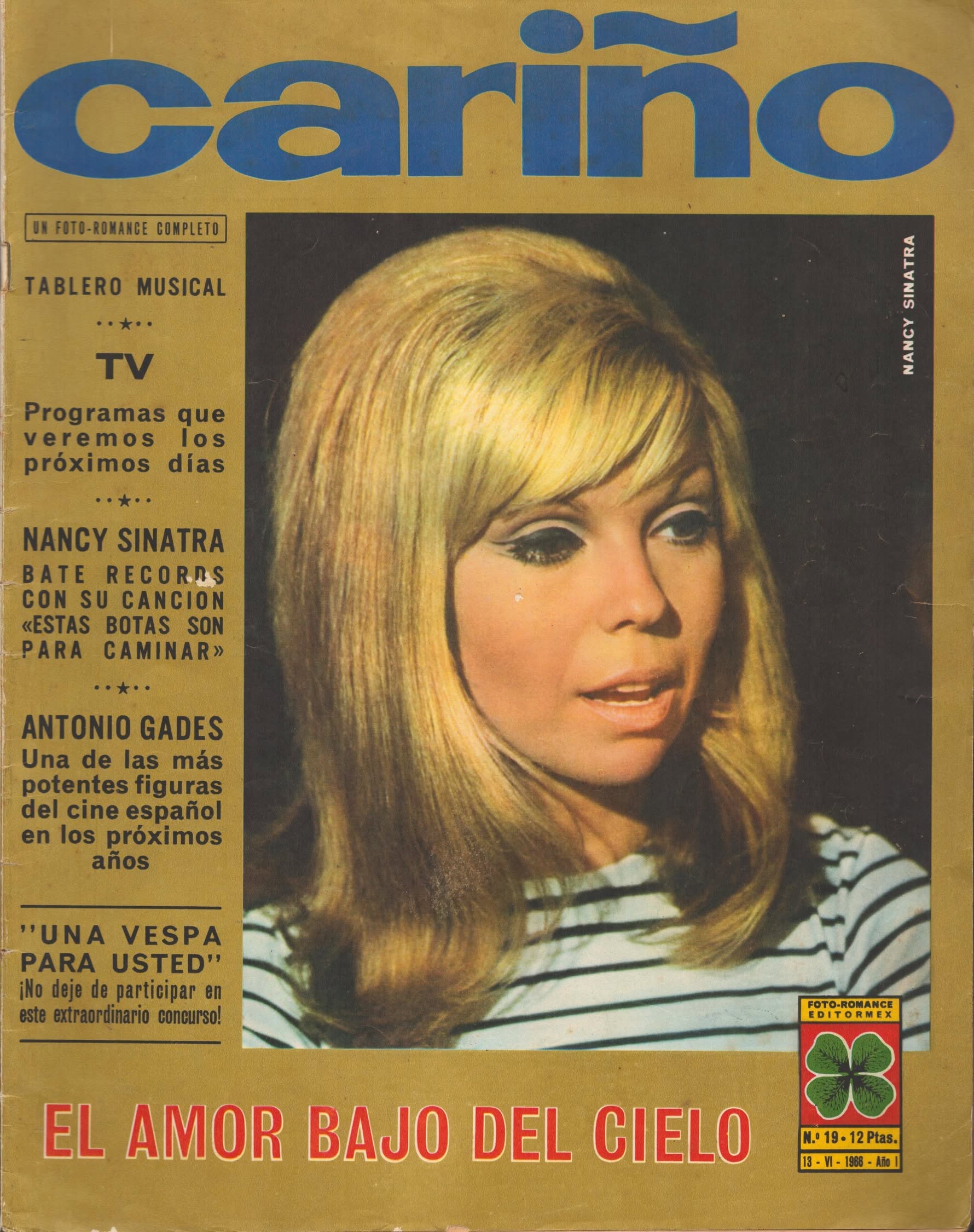 CARINO magazine side cover Issue 19 13 June 1966