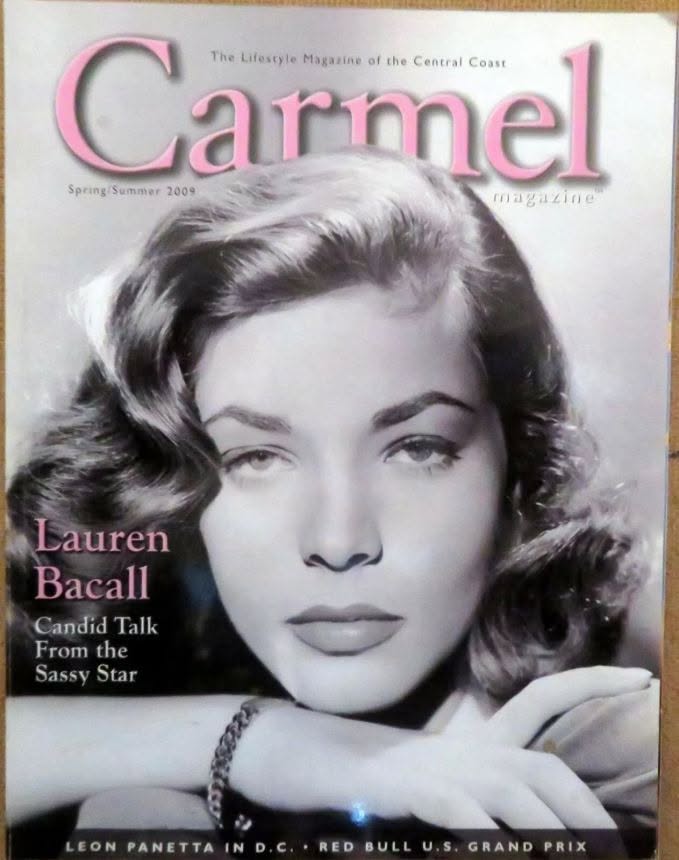 CARMEL magazine side cover Spring 2009
