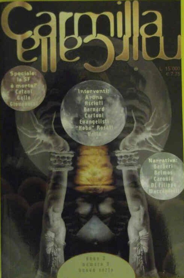 CARMILLA magazine side cover Issue 3  December 2000