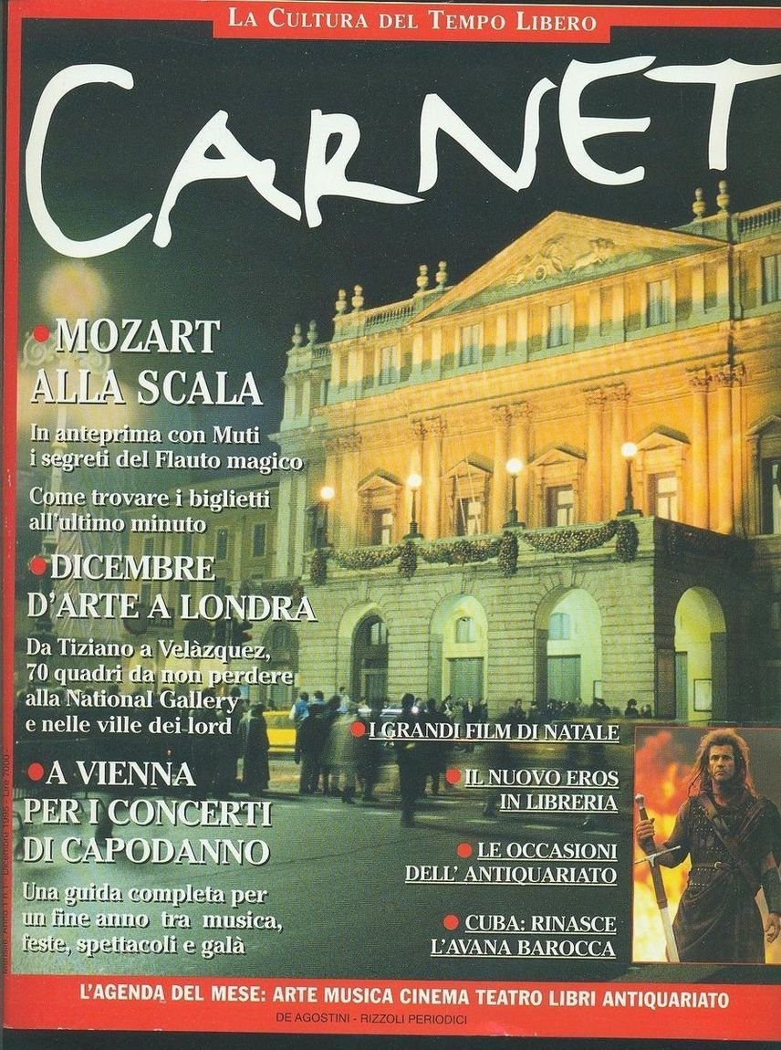 CARNET CINEMA magazine side cover Issue 1  1995