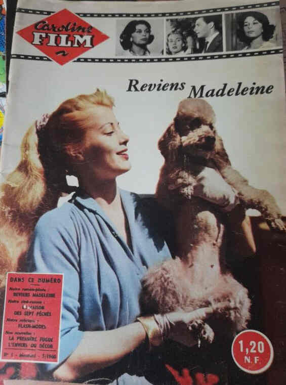 CAROLINE FILM magazine side cover Issue 1  May 1960