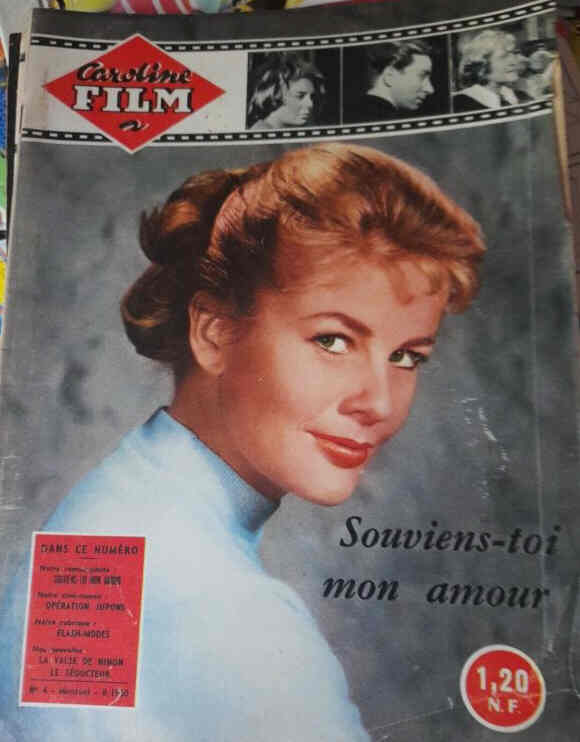CAROLINE FILM magazine side cover Issue 4  August 1960