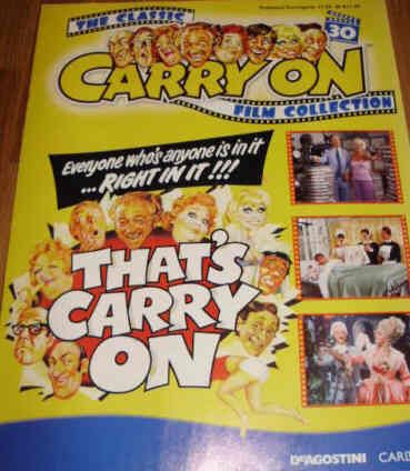 CLASSIC CARRY ON FILM COLLECTION magazine side cover Issue 30  2004