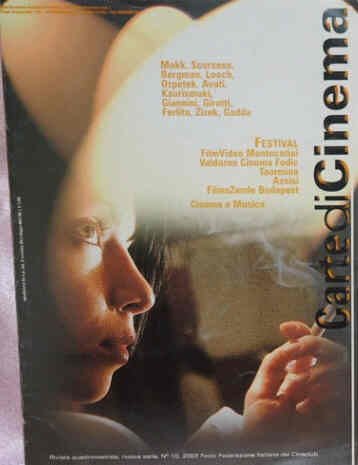 CARTE DI CINEMA magazine side cover Issue 10  2003