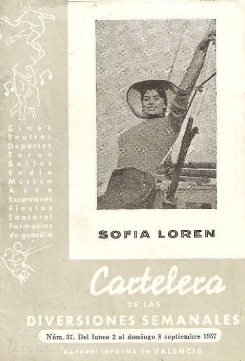 CARTELERA BAYARRI magazine side cover Issue 37  September 1957