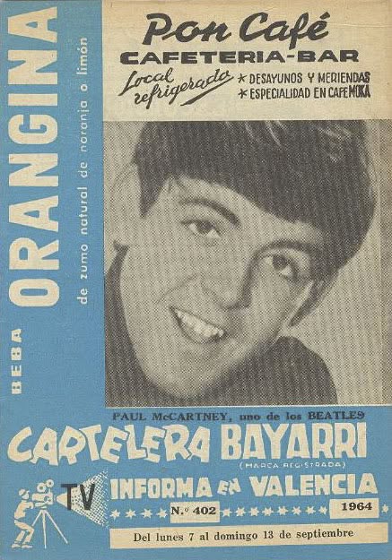 CARTELERA BAYARRI magazine side cover Issue 402  September 1964