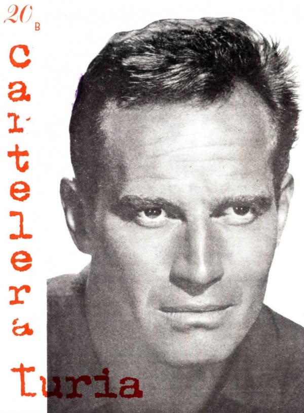 CARTELERA TURIA magazine side cover Issue 20 8 June 1964