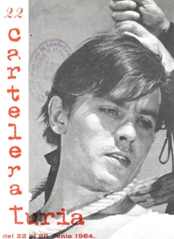 CARTELERA TURIA magazine side cover Issue 22 22 June 1964