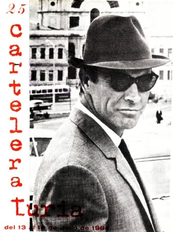 CARTELERA TURIA magazine side cover Issue 25 13 July 1964