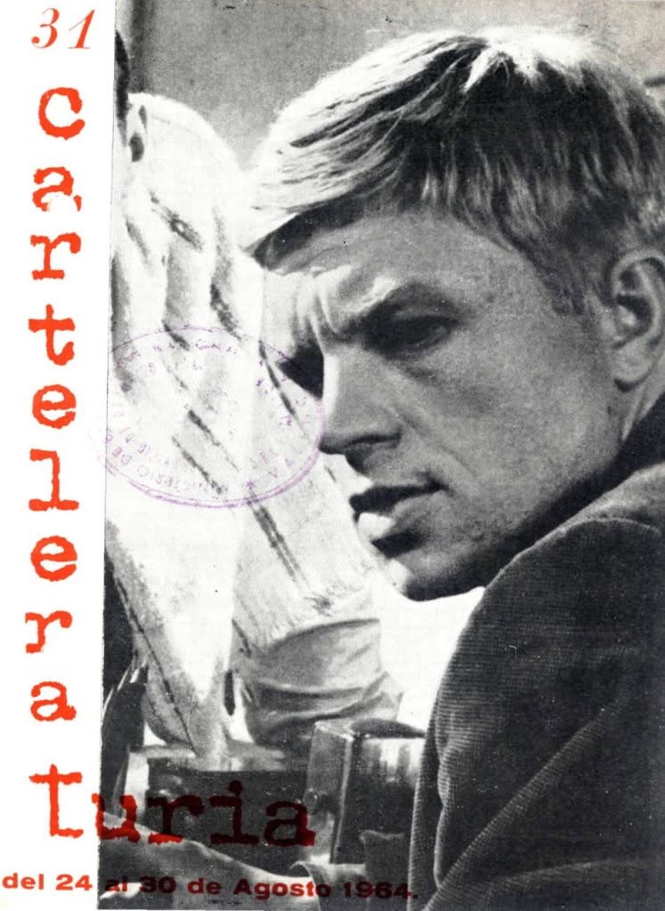 CARTELERA TURIA magazine side cover Issue 31 24 August 1964
