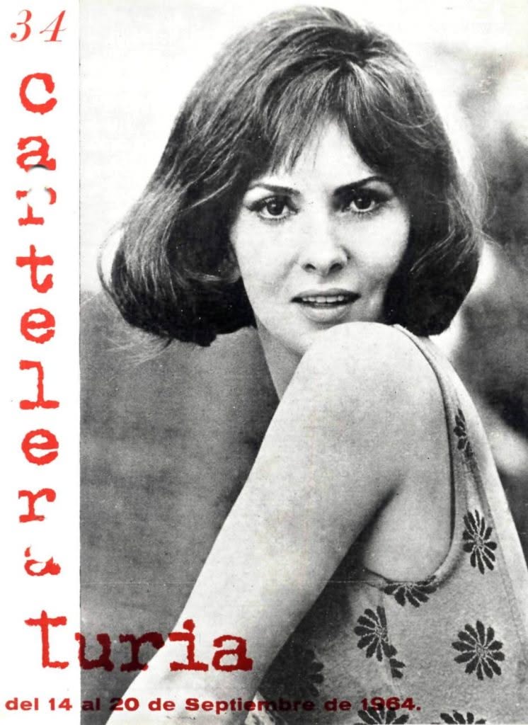 CARTELERA TURIA magazine side cover Issue 34 14 September 1964