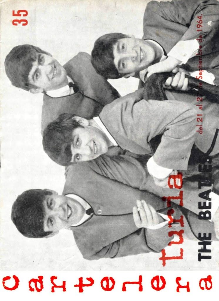 CARTELERA TURIA magazine side cover Issue 35 21 September 1964