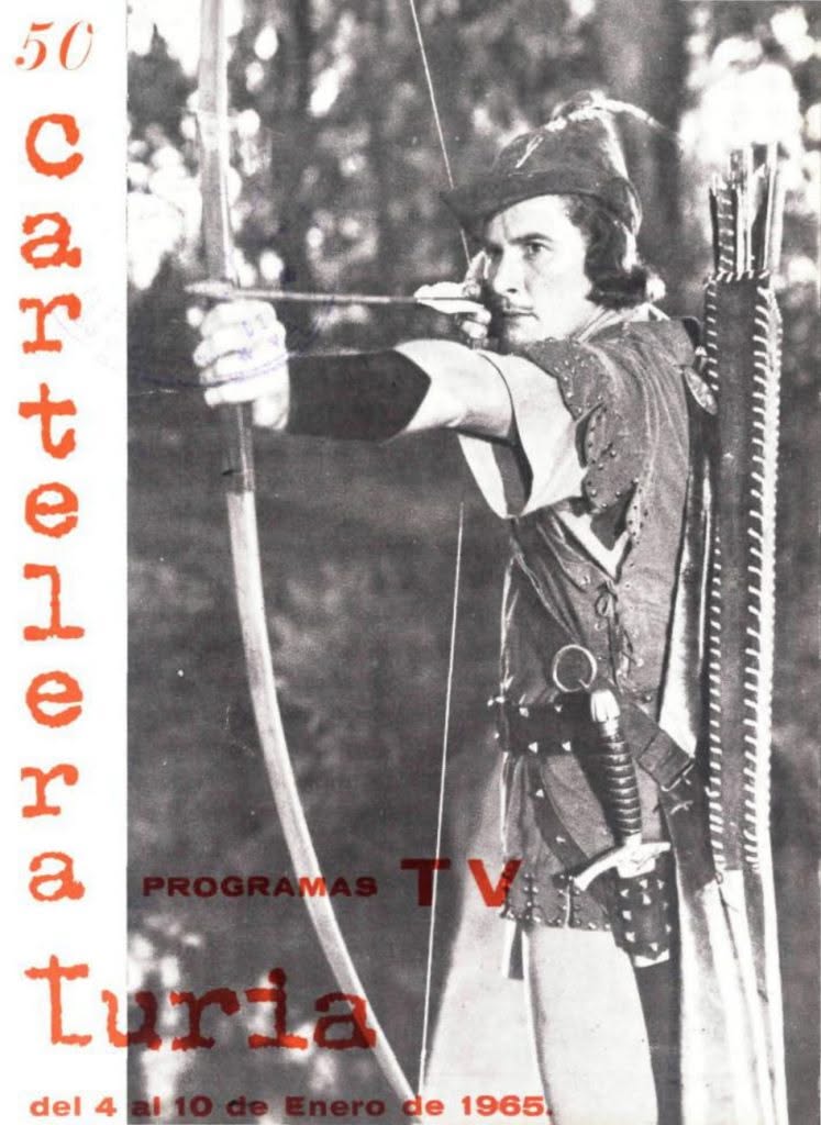 CARTELERA TURIA magazine side cover Issue 50 4 January 1965
