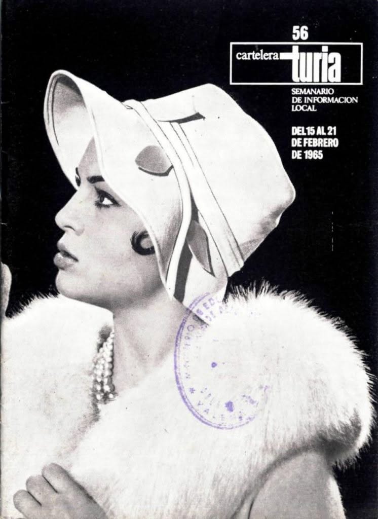 CARTELERA TURIA magazine side cover Issue 56 15 February 1965