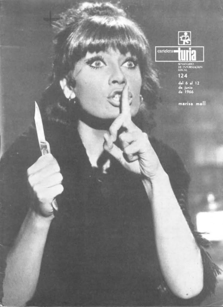 CARTELERA TURIA magazine side cover Issue 124 6 June 1966
