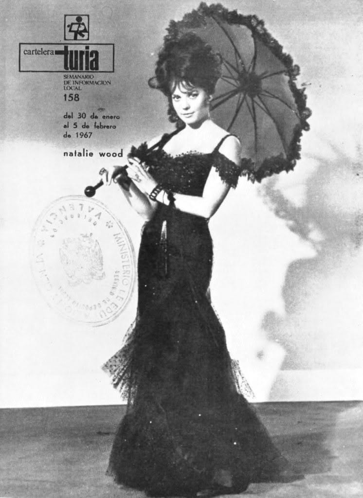 CARTELERA TURIA magazine side cover Issue 158 30 January 1967