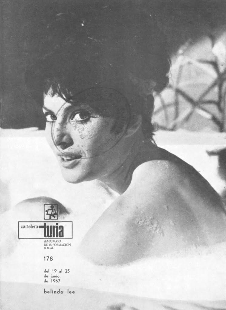 CARTELERA TURIA magazine side cover Issue 178 19 June 1967
