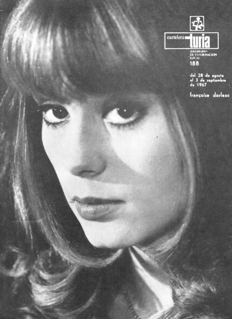 CARTELERA TURIA magazine side cover Issue 188 28 August 1967