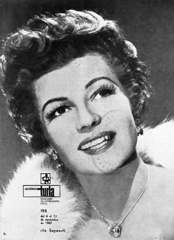 CARTELERA TURIA magazine side cover Issue 198 6 November 1967