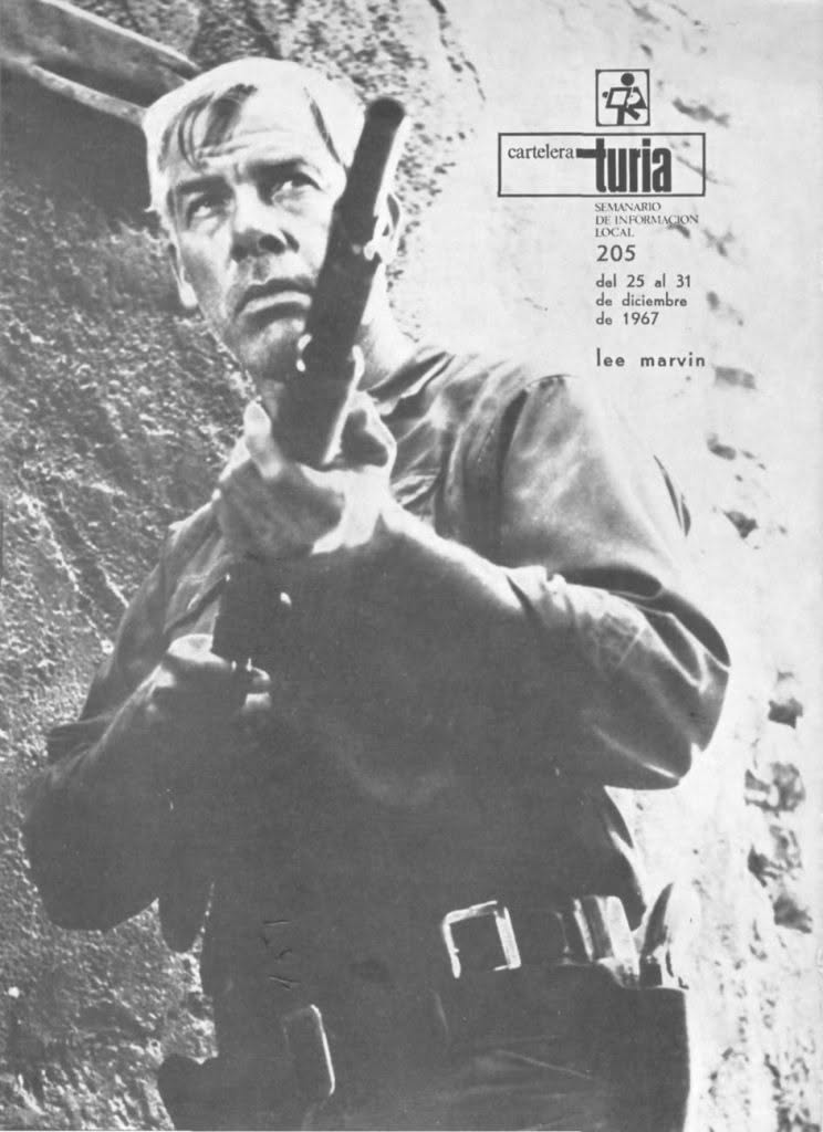 CARTELERA TURIA magazine side cover Issue 205 25 December 1967