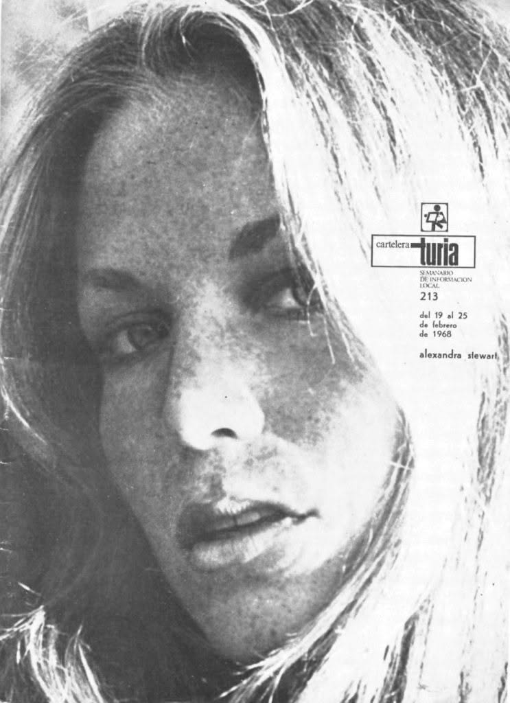 CARTELERA TURIA magazine side cover Issue 213 19 February 1968
