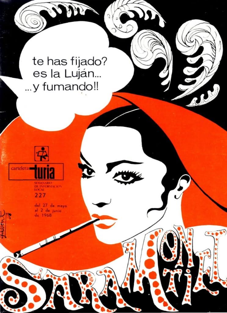 CARTELERA TURIA magazine side cover Issue 227 27 May 1968