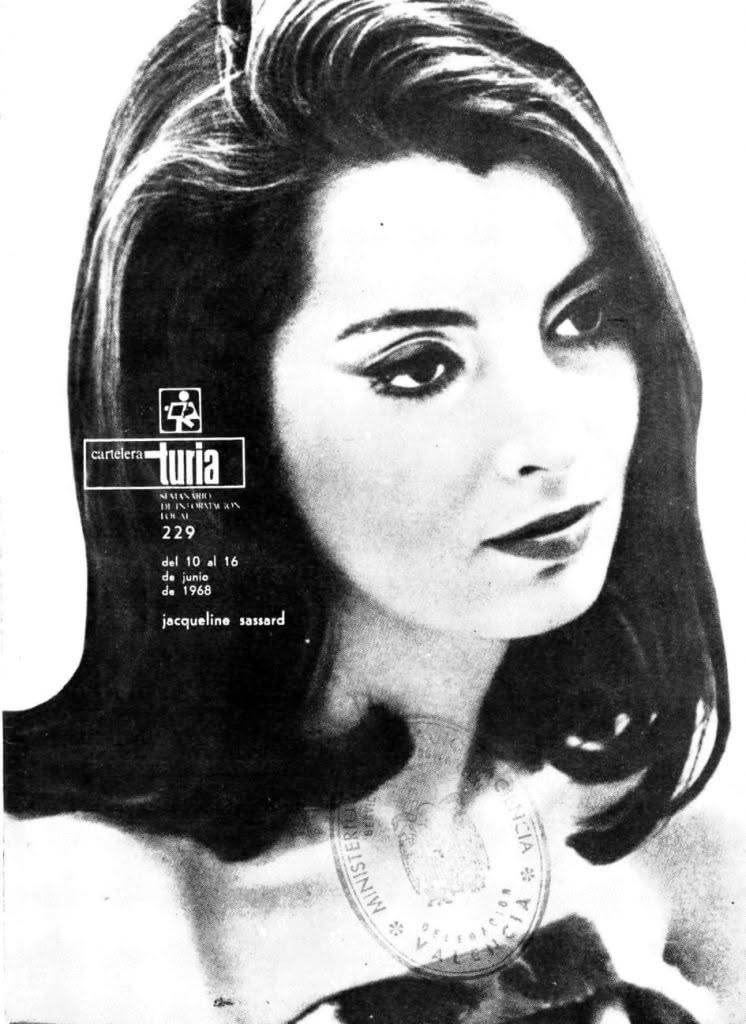 CARTELERA TURIA magazine side cover Issue 229 10 June 1968
