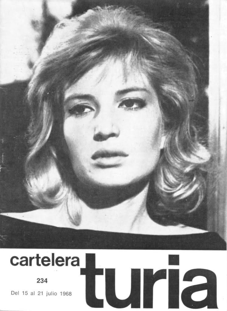 CARTELERA TURIA magazine side cover Issue 234 21 July 1968