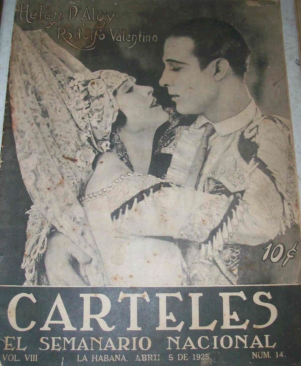 CARTELES magazine side cover Issue 14 5 April 1925