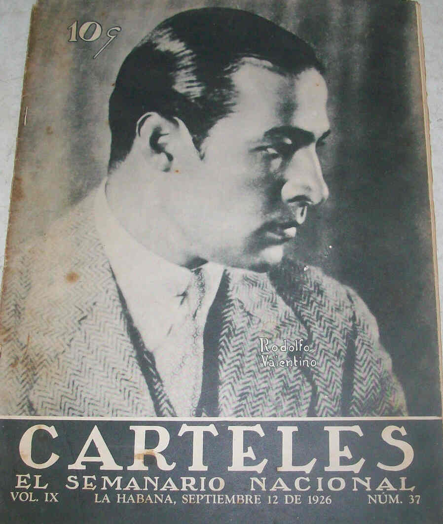 CARTELES magazine side cover Issue 37 12 September 1926