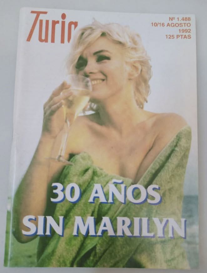 CARTELERA TURIA magazine side cover Issue 1488 10 August 1992