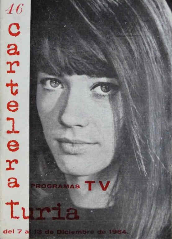 CARTELERA TURIA magazine side cover Issue 46 7 December 1964