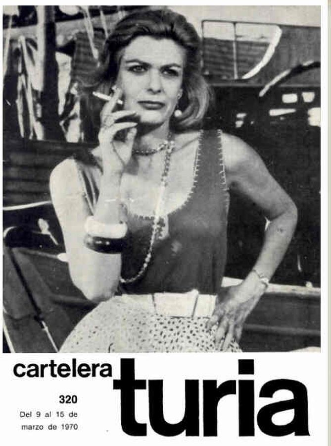 CARTELERA TURIA magazine side cover Issue 320 9 March 1970