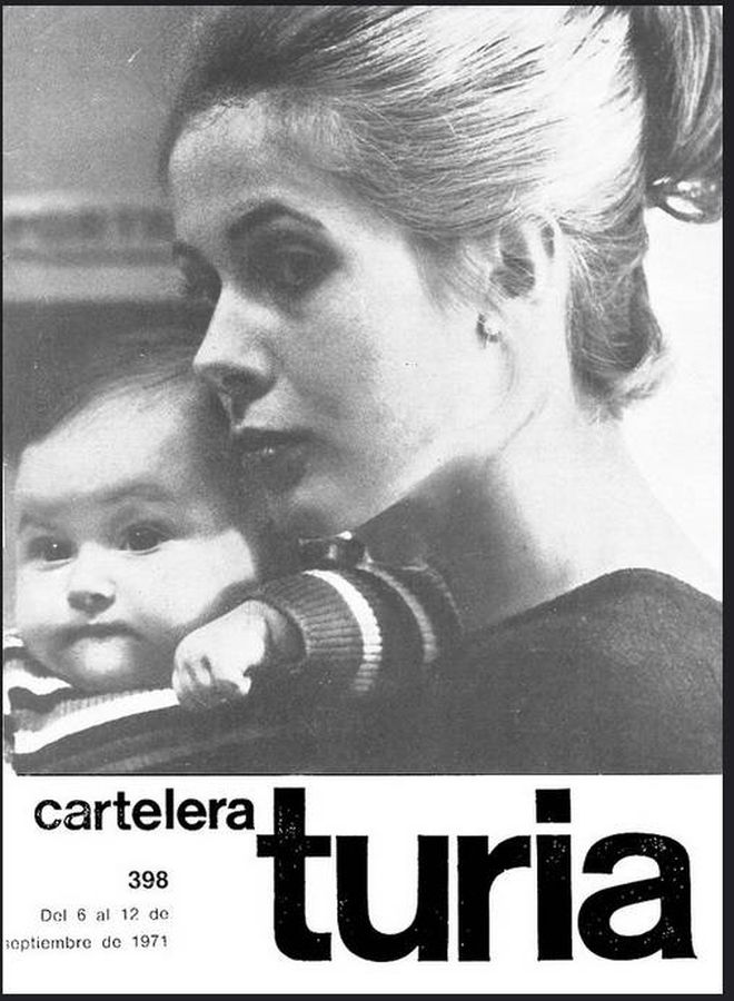 CARTELERA TURIA magazine side cover Issue 398 6 September 1971