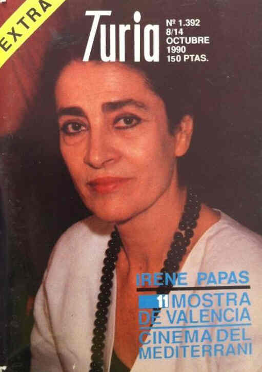 CARTELERA TURIA magazine side cover Issue 1392 8 October 1990