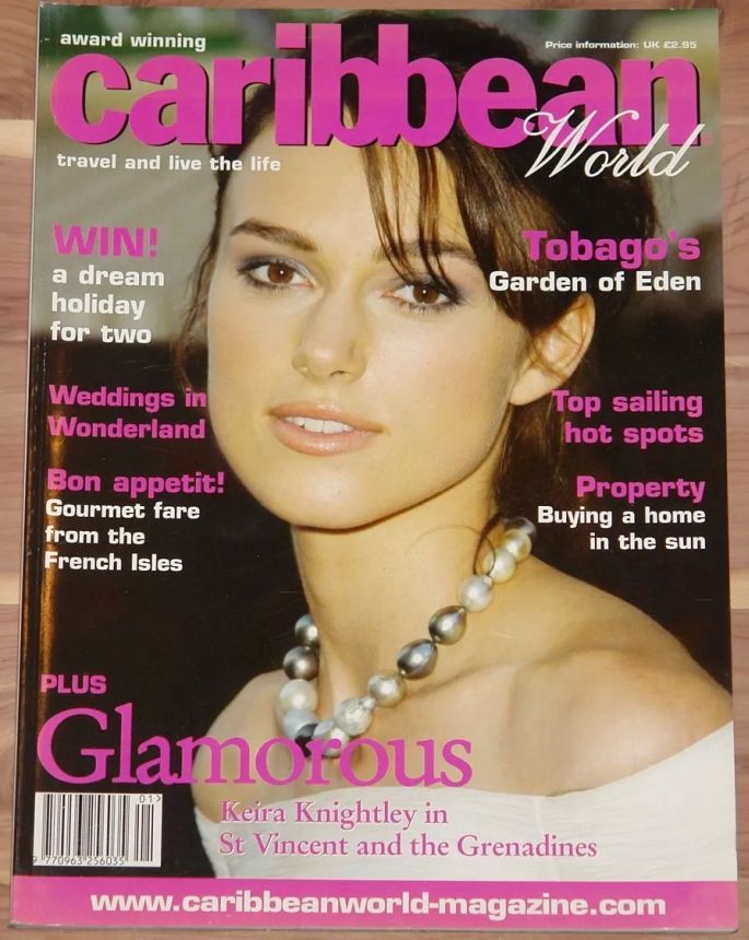 CARIBBEAN WORLD magazine side cover Issue 48 Winter 2004