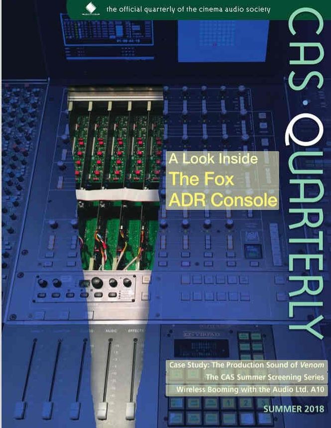 CAS.QUARTERLY magazine side cover Summer 2018