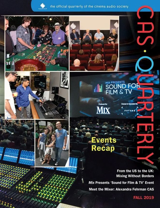 CAS.QUARTERLY magazine side cover Fall 2019