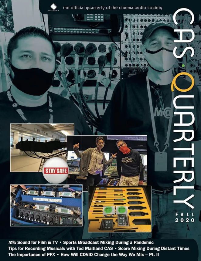CAS.QUARTERLY magazine side cover Fall 2020
