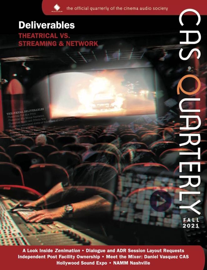 CAS.QUARTERLY magazine side cover Fall 2021