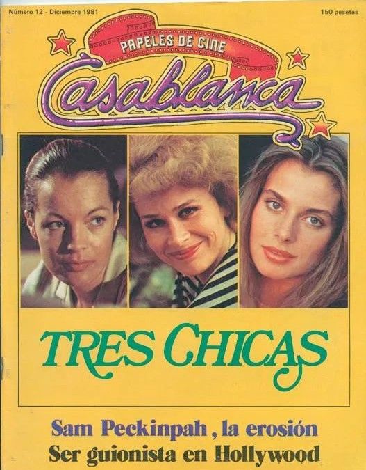 CASABLANCA magazine side cover Issue 12  December 1981