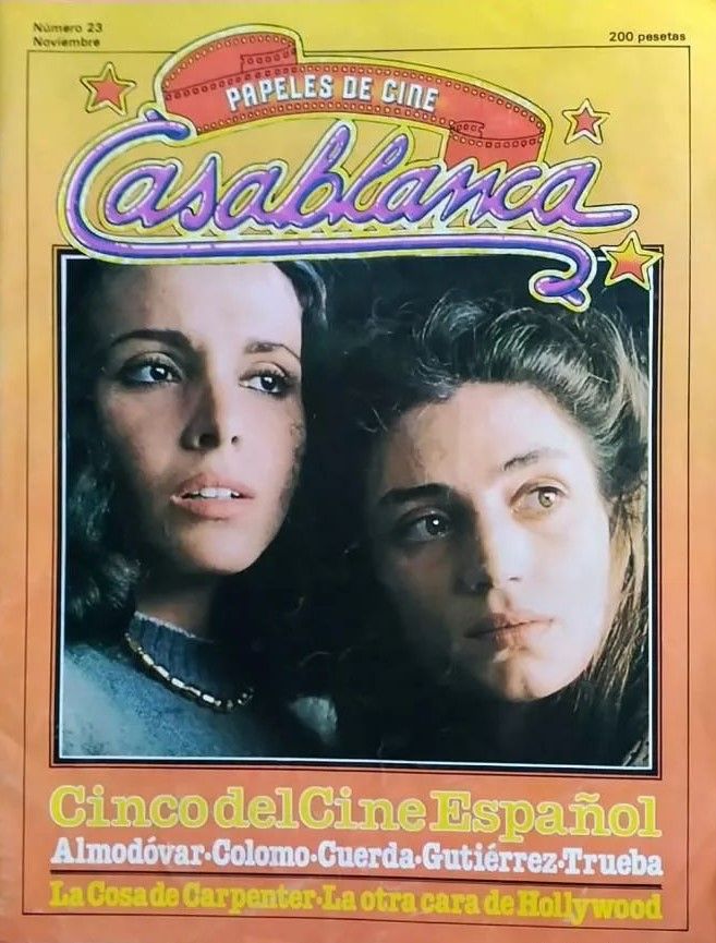 CASABLANCA magazine side cover Issue 23  November 1982