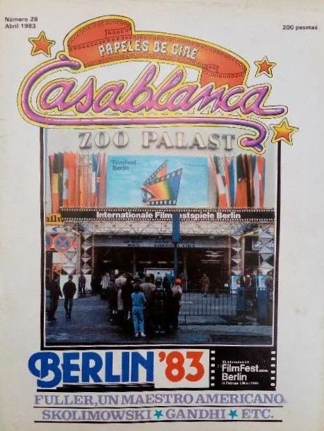 CASABLANCA magazine side cover Issue 28  April 1983