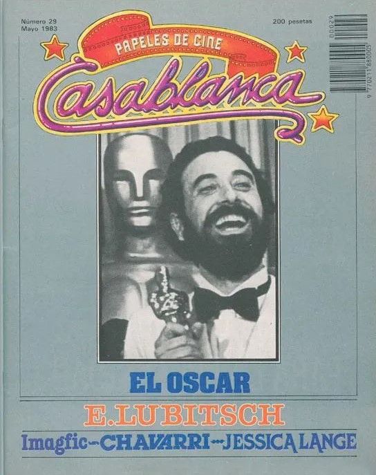 CASABLANCA magazine side cover Issue 29  May 1983