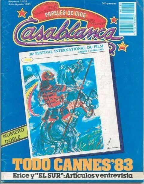 CASABLANCA magazine side cover Issue 31-32  July/August 1983