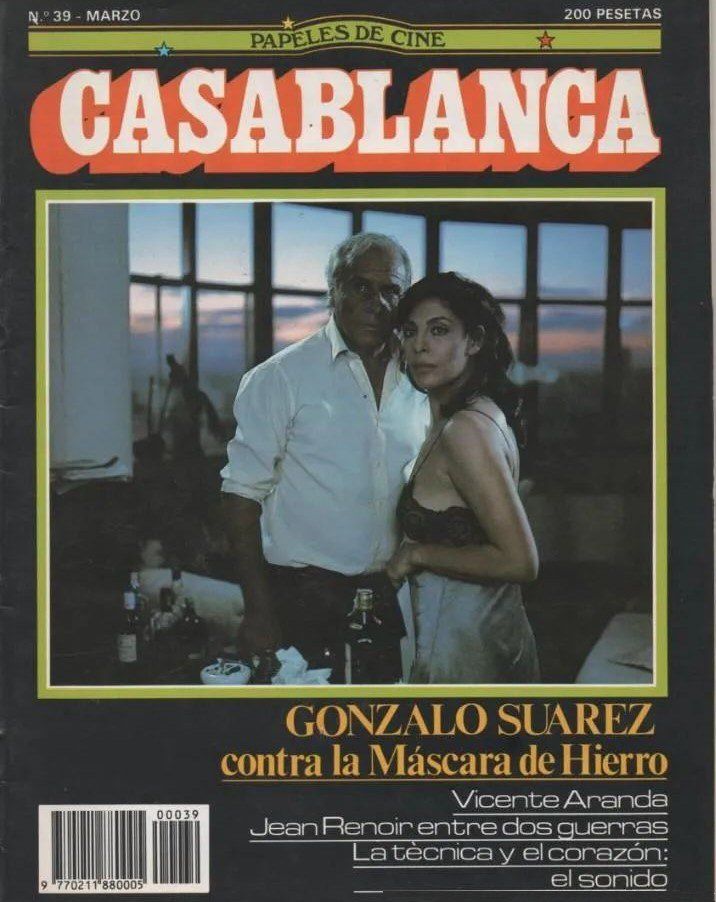 CASABLANCA magazine side cover Issue 39  March 1984