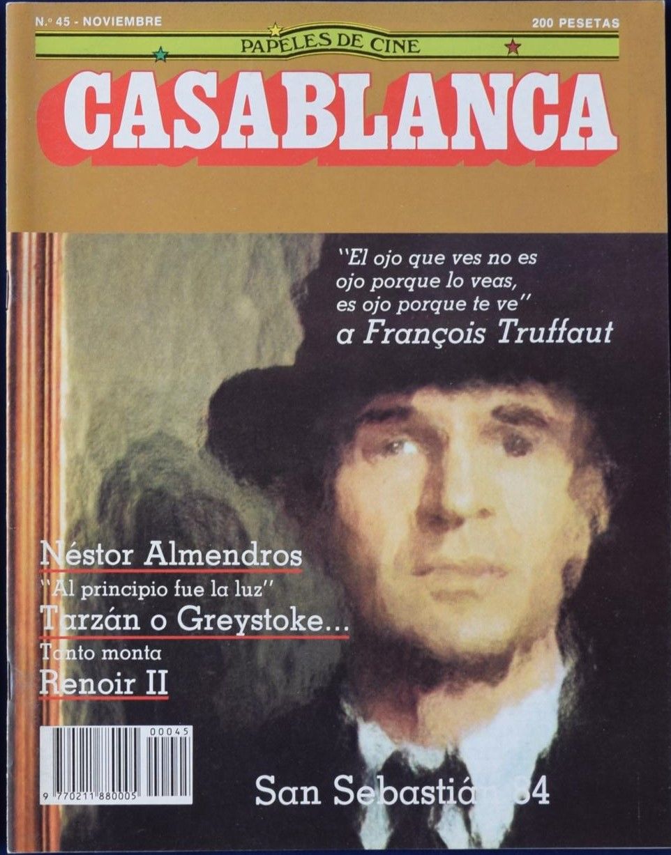 CASABLANCA magazine side cover Issue 45  November 1984