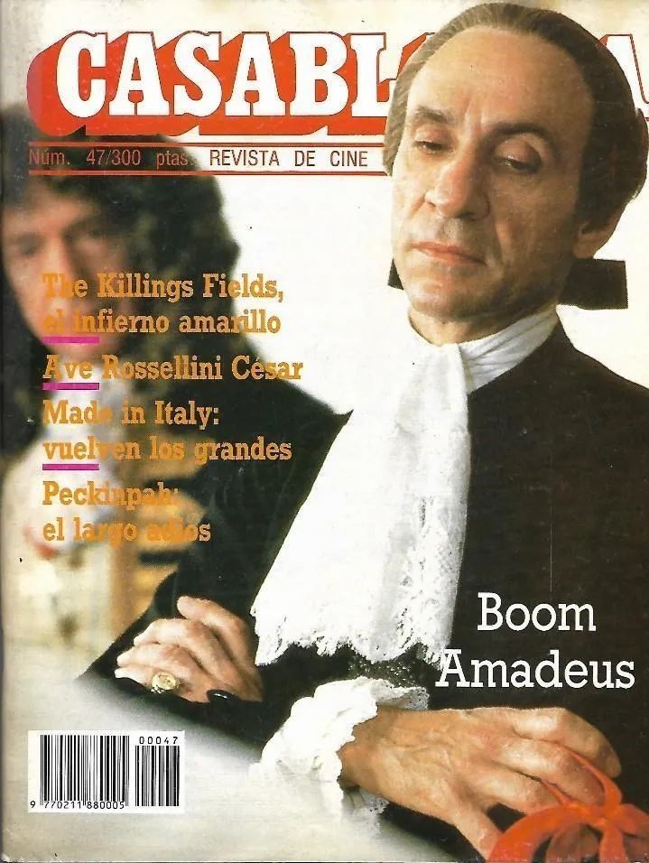 CASABLANCA magazine side cover Issue 47  March 1985